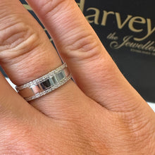 Load image into Gallery viewer, White Gold Diamond Designer Band - Product Code - G890