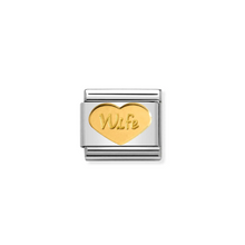 Load image into Gallery viewer, Nomination Composable Classic Family Collection in Steel and Yellow Gold | More Family Charms Available | CLICK HERE FOR MORE CHARMS