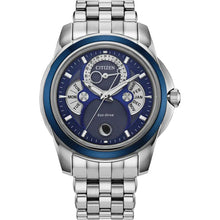 Load image into Gallery viewer, Calendrier Moonphase, Eco Drive Bracelet Watch - Product Code - BU0088-51H