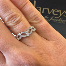 Load image into Gallery viewer, 18ct White Gold Designer Band Ring - Product Code - B471