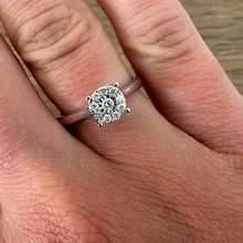 Load image into Gallery viewer, White Gold Diamond Ring - Product Code - G875