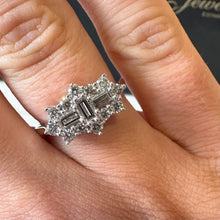 Load image into Gallery viewer, Baguette & Round Cut Diamond Ring - Product Code - G878