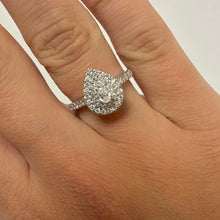 Load image into Gallery viewer, Pear Diamond Ring - Product Code - G862