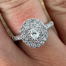Load image into Gallery viewer, Oval Diamond Halo Ring - Product Code - G874
