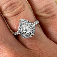 Load image into Gallery viewer, Pear Diamond Ring - Product Code - G862