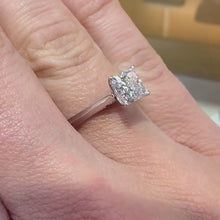 Load and play video in Gallery viewer, Princess Cut Lab diamond Ring - Product Code - LB7