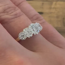 Load and play video in Gallery viewer, 18ct Yellow Gold Diamond Designer Ring - Product Code - B473