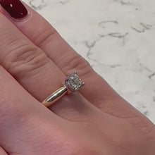 Load and play video in Gallery viewer, Yellow Gold Diamond Solitaire Ring - Product Code - G833