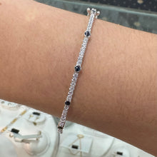 Load image into Gallery viewer, Sapphire and Silver Bracelet - Product Code - A430