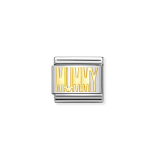 Load image into Gallery viewer, Nomination Composable Classic Family Collection in Steel and Yellow Gold | More Family Charms Available | CLICK HERE FOR MORE CHARMS