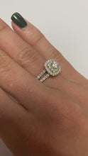 Load and play video in Gallery viewer, White Gold Hallmarked Diamond Designer Ring - Product Code - G503
