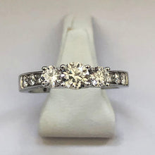 Load image into Gallery viewer, Diamond White Gold Triology Ring - Product Code - G524