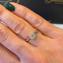 Load image into Gallery viewer, 9ct White Gold Diamond Ring - G726