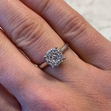Load image into Gallery viewer, 9ct White Gold Diamond Ring