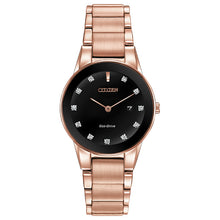 Load image into Gallery viewer, Citizen Women's Eco-Drive AXIOM DIAMOND Bracelet Watch - Product Code - GA1058-59Q