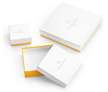 Load image into Gallery viewer, CHIC & CHARM JOYFUL HOOP EARRINGS, WHITE AND LIGHT BLUE STONES - Product Code - 148636 020