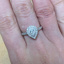 Load image into Gallery viewer, Pear Shaped Diamond Ring - Product Code - G693