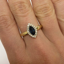 Load image into Gallery viewer, Sapphire & Diamond Ring - Product Code - D58