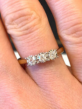 Load image into Gallery viewer, Diamond Designer Three Stone Ring - B457