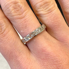 Load image into Gallery viewer, One Carat Princess Cut Diamond Band - B462