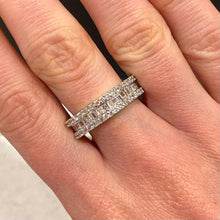 Load image into Gallery viewer, White Gold Stone Set Ring - VX529