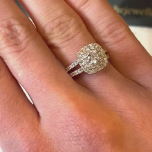 Load and play video in Gallery viewer, 1.25ct Diamond Designer Ring - G766