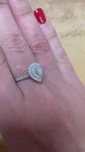 Load and play video in Gallery viewer, Pear Shaped Diamond Ring - Product Code - G693