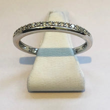 Load image into Gallery viewer, Diamond White Gold Band Ring