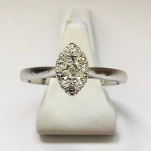 Load image into Gallery viewer, Diamond White Gold Marquise Shaped Ring