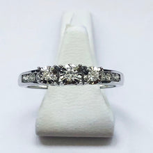 Load image into Gallery viewer, Diamond White Gold Trilogy Ring