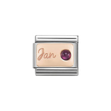 Load image into Gallery viewer, Nomination Rose Gold Birth Stone Jan - Dec Charms | CLICK HERE FOR ALL BIRTHSTONES