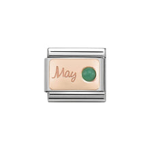 Load image into Gallery viewer, Nomination Rose Gold Birth Stone Jan - Dec Charms | CLICK HERE FOR ALL BIRTHSTONES