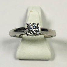 Load image into Gallery viewer, Diamond White Gold Solitaire Ring - Product Code - G512