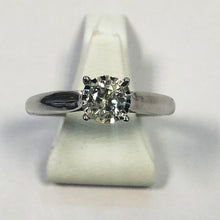 Load image into Gallery viewer, Diamond White Gold Solitaire Ring - Product Code - G511