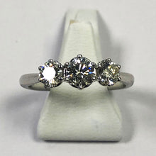 Load image into Gallery viewer, Diamond White Gold Triology Ring - Product Code - B12