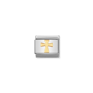 Nomination Composable Classic Link, Gold Cross Symbol - Product Code - 030105 01