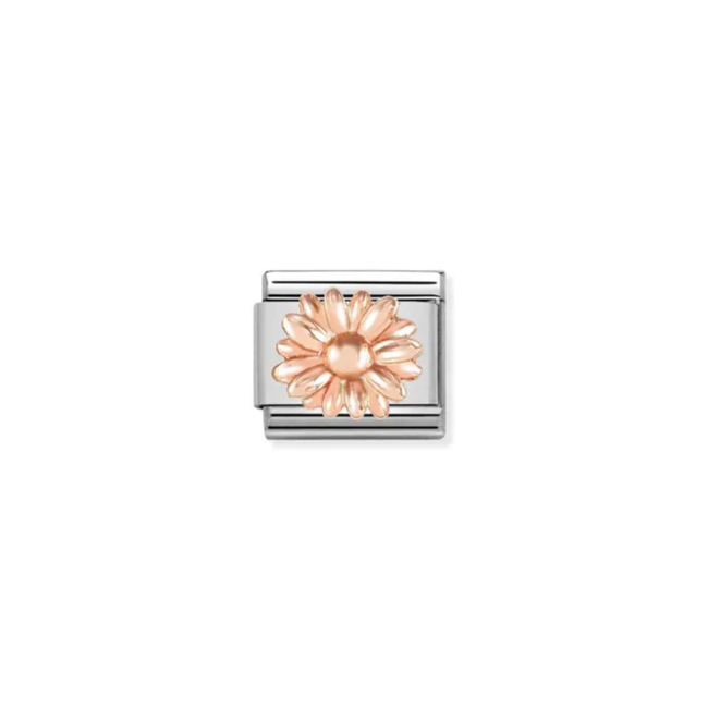 Nomination Composable Classic Link, Daisy in Rosegold - 430106 08