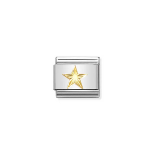 Nomination Classic Gold Star Etched Detail - Product Code - 030149 55