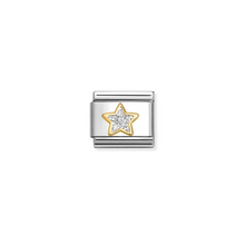 Load image into Gallery viewer, Nomination Composable Classic Link, Star, Silver Glitter - Product Code - 030220 19
