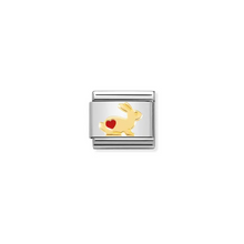 Load image into Gallery viewer, Nomination Composable Classic Link, Gold, Rabbit with Red Heart - Product Code - 030272 46

