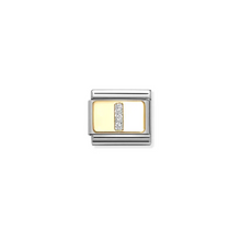 Load image into Gallery viewer, Nomination Composable Classic Link, Initial I, Silver Glitter - Product Code - 030291 09
