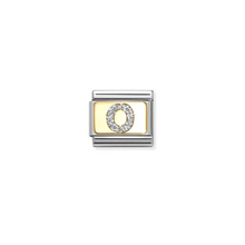 Load image into Gallery viewer, Nomination Composable Classic Link, Initial O, Silver Glitter - Product Code - 030291 15
