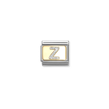 Load image into Gallery viewer, Nomination Composable Classic Link, Initial Z, Silver Glitter - Product Code - 030291 26
