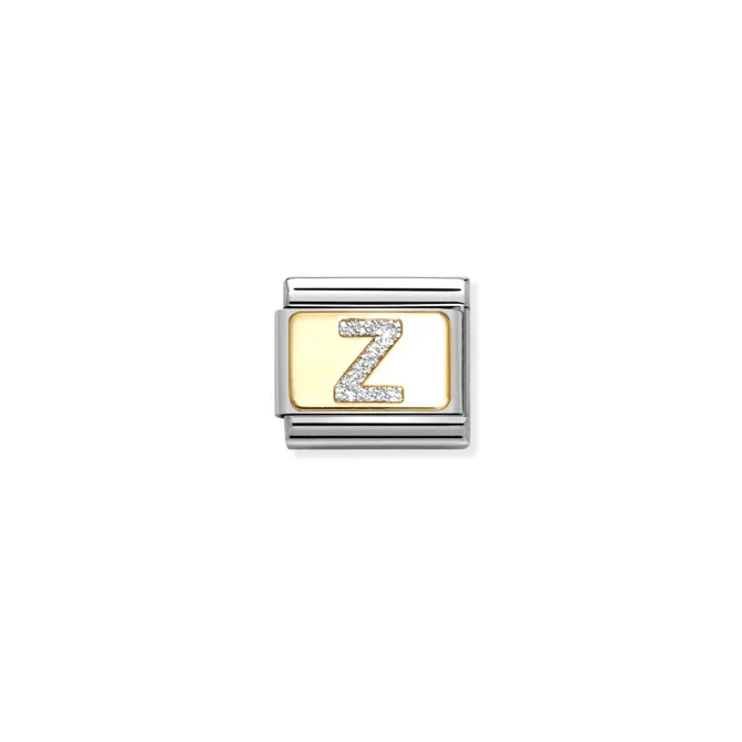 Nomination Composable Classic Link, Initial Z, Silver Glitter - Product Code - 030291 26