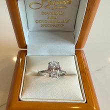 Load image into Gallery viewer, Platinum Two Carat Oval Lab Grown Diamond Ring - Product Code - LB11

