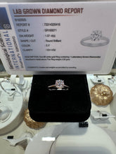 Load image into Gallery viewer, One Carat Lab Diamond Solitaire Ring - Product Code - LB5
