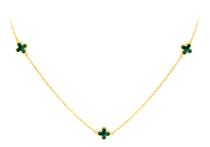 9ct Yellow Gold Petal Designer Necklace - Product Code - 1.19.1620