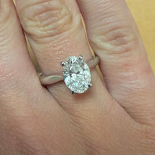 Load image into Gallery viewer, Two Carat Oval Lab Diamond Ring - Product Code - C42884
