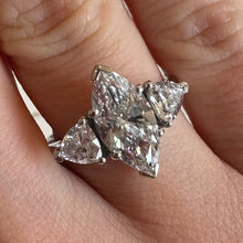 Load image into Gallery viewer, Two Carat Platinum Lab Diamond Marquise Ring - Product Code - LB23
