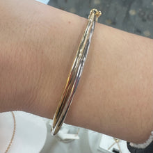 Load image into Gallery viewer, Yellow &amp; White Gold Bangle - Product Code - VX540
